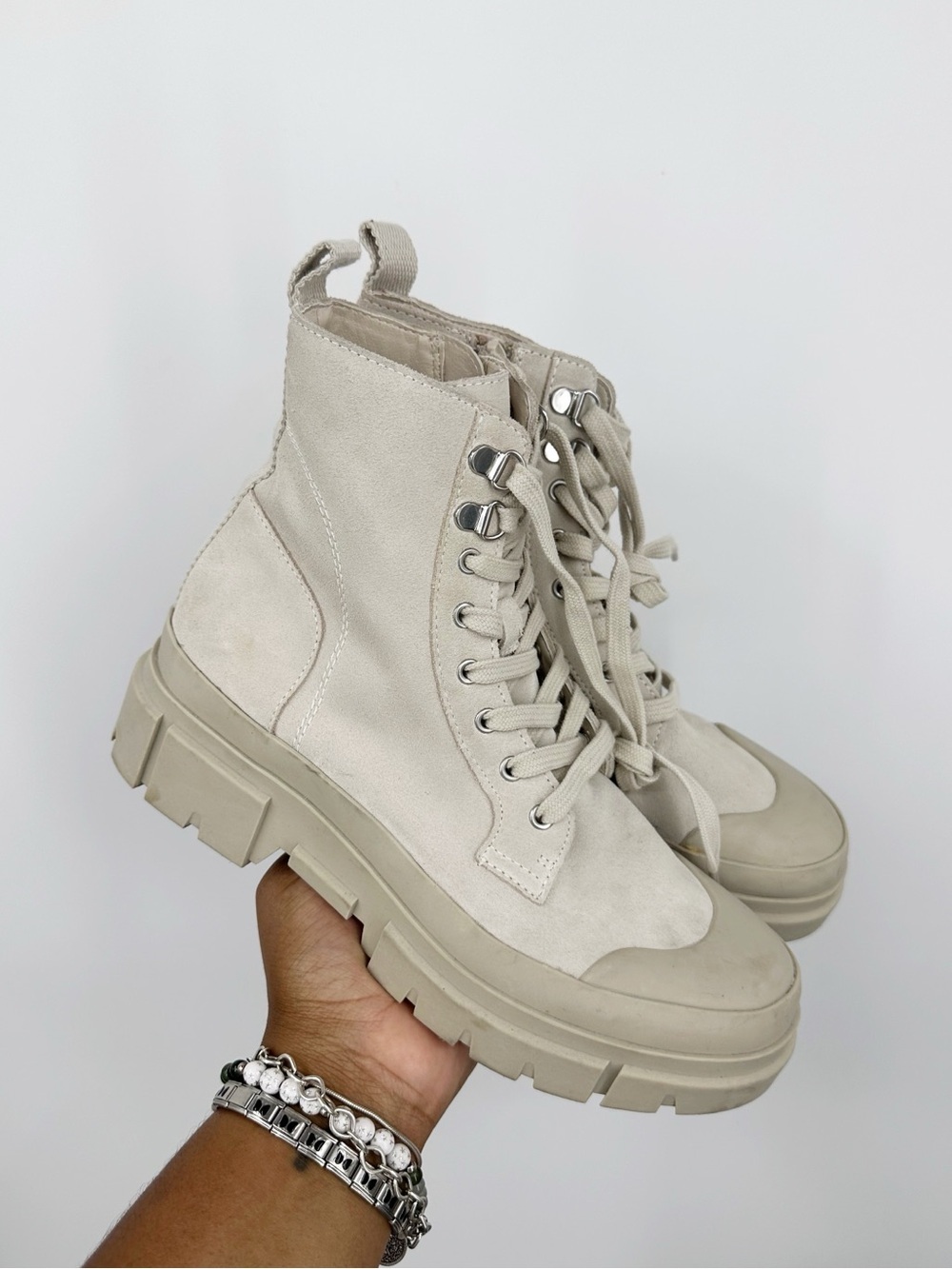 Treasure & Bond Combat Boots Women's Size 7.5 Goth Grunge Lace Up